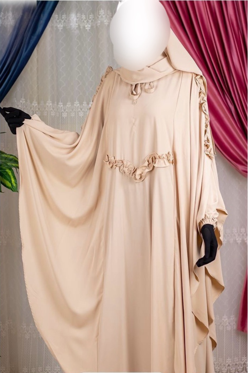 Three Pieces Abaya Set