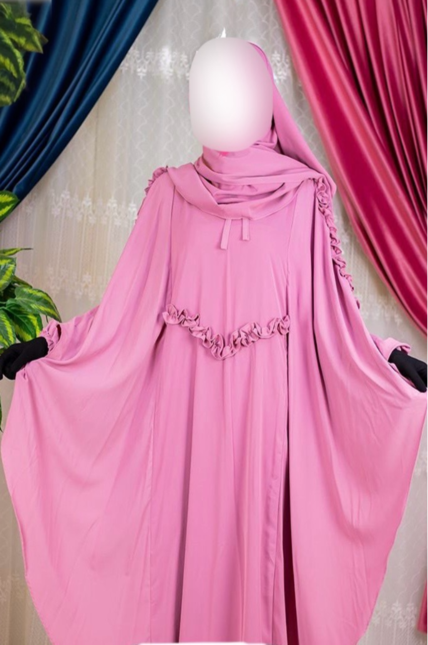 Three Pieces Abaya Set