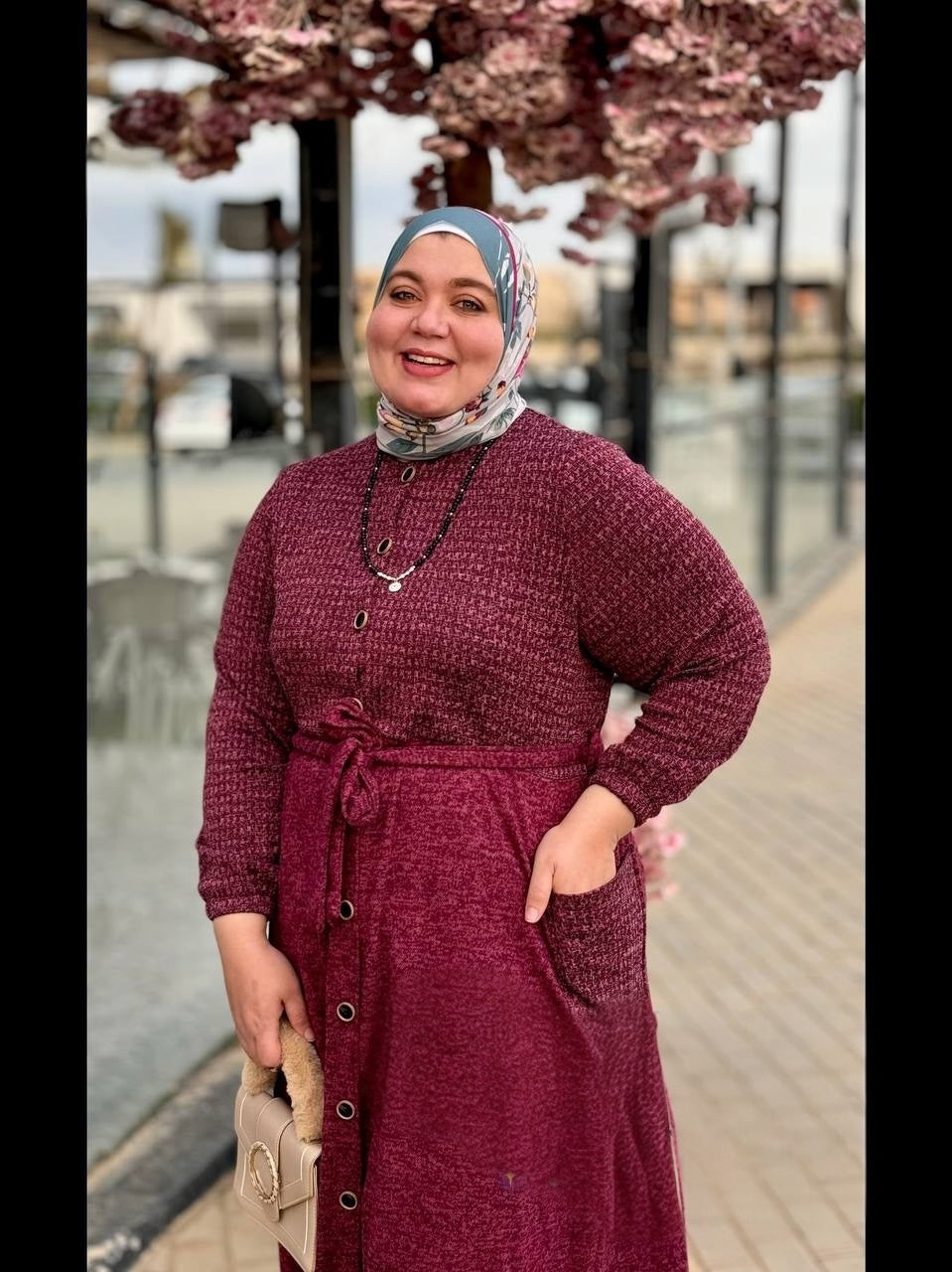 Plus Size Wool Dress