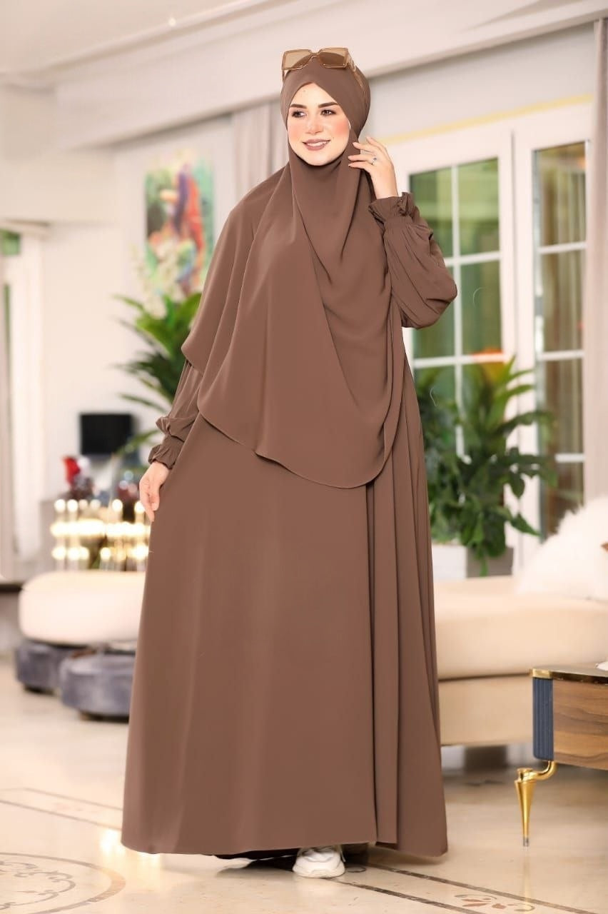 Abaya With Khimar Set