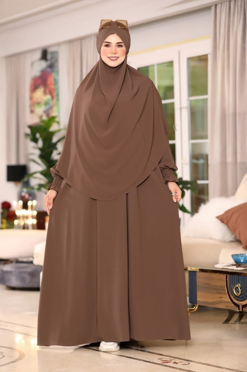 Abaya With Khimar Set