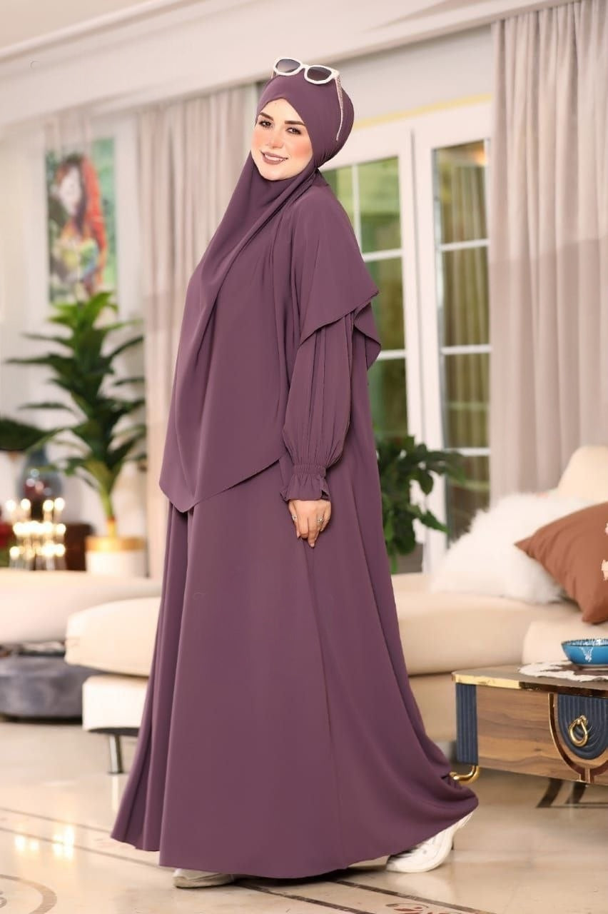 Abaya With Khimar Set