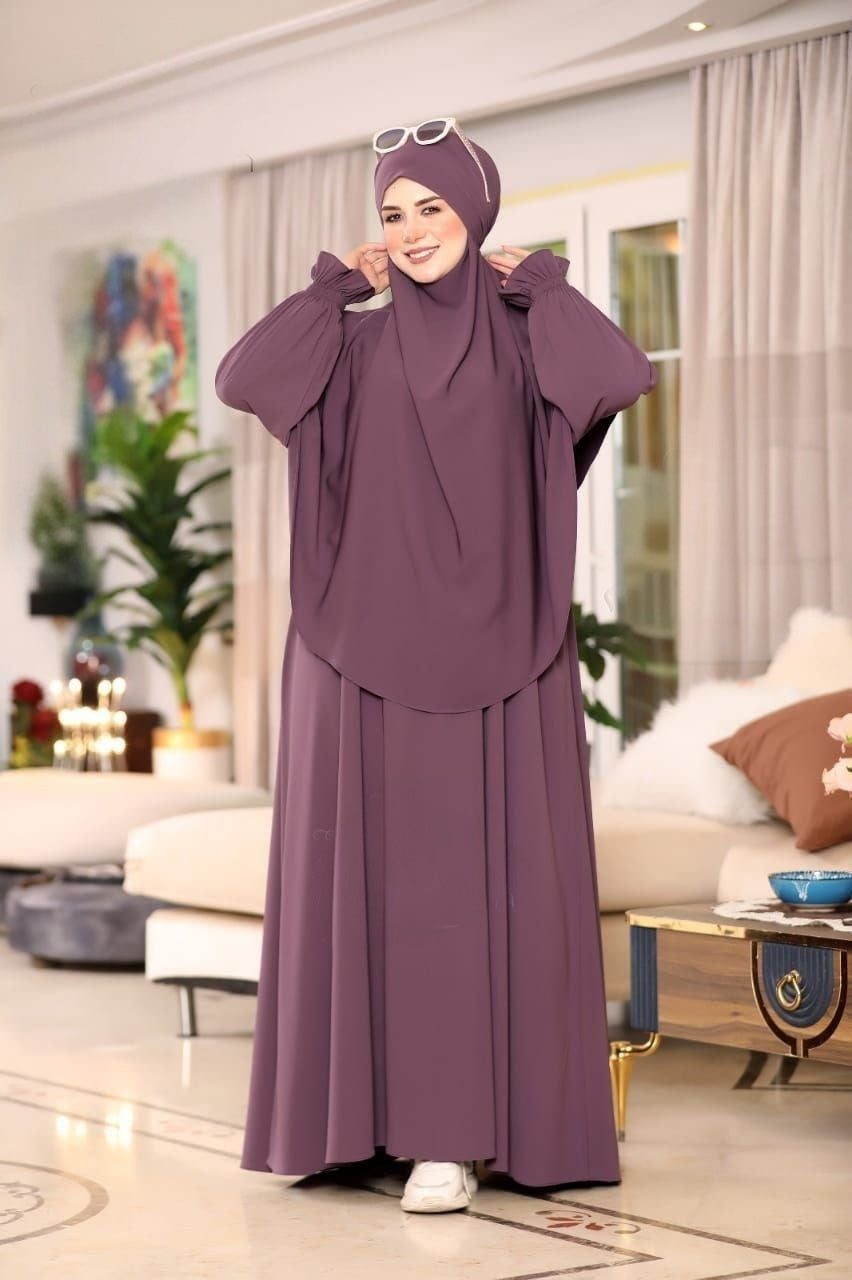 Abaya With Khimar Set