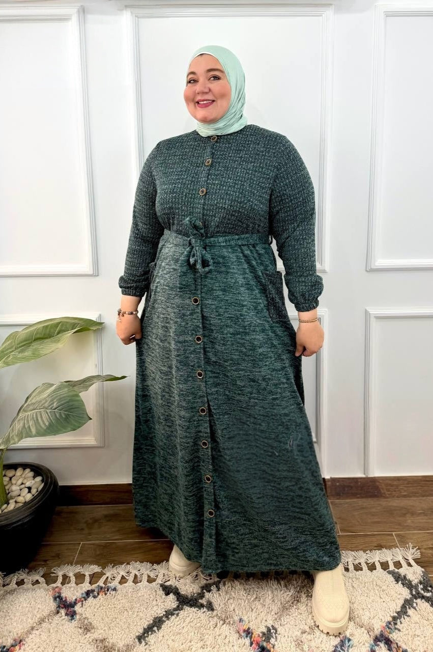 Plus Size Wool Dress