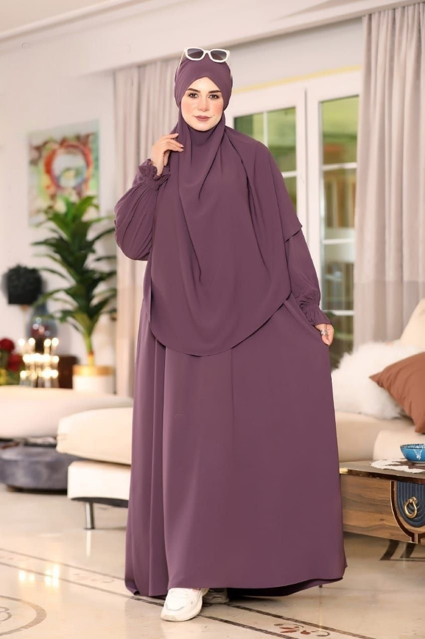 Abaya With Khimar Set