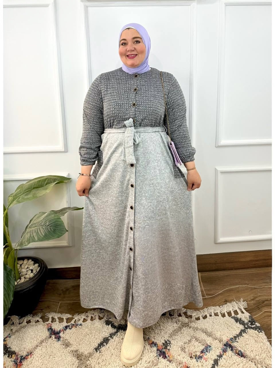 Plus Size Wool Dress