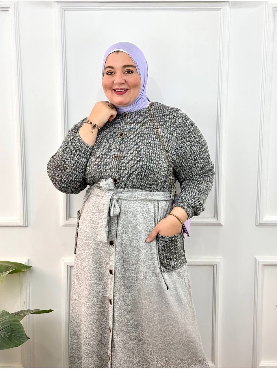 Plus Size Wool Dress