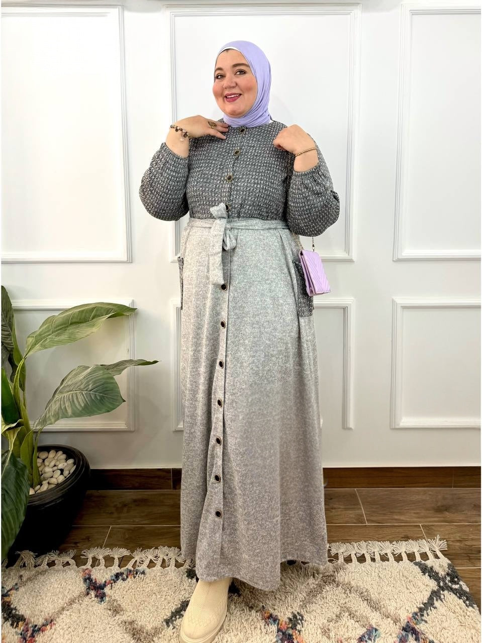 Plus Size Wool Dress