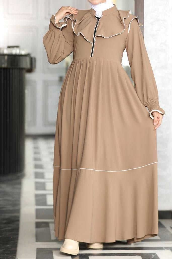 Ruffled Dress/ Abaya