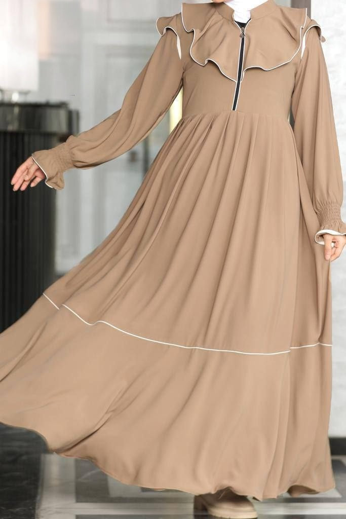 Ruffled Dress/ Abaya