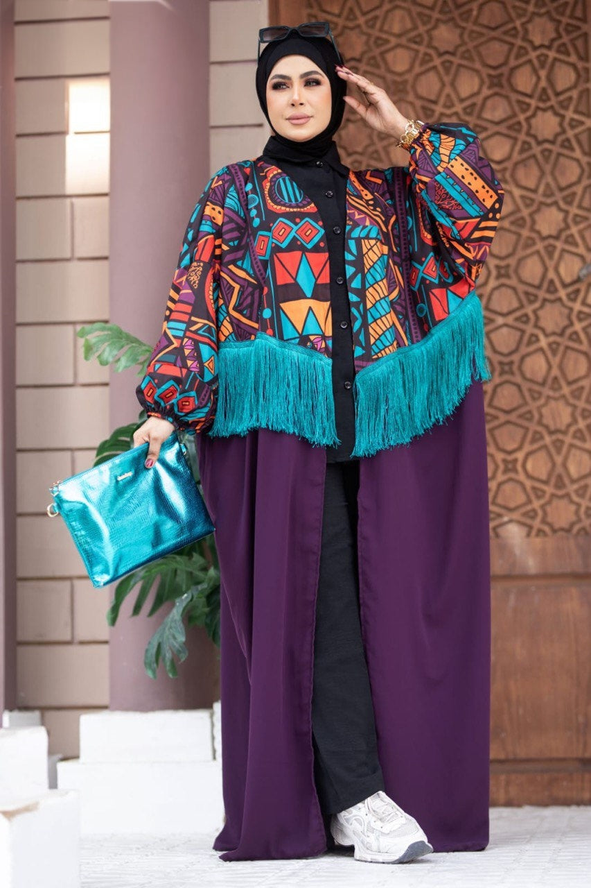 Kaftan With Fringes