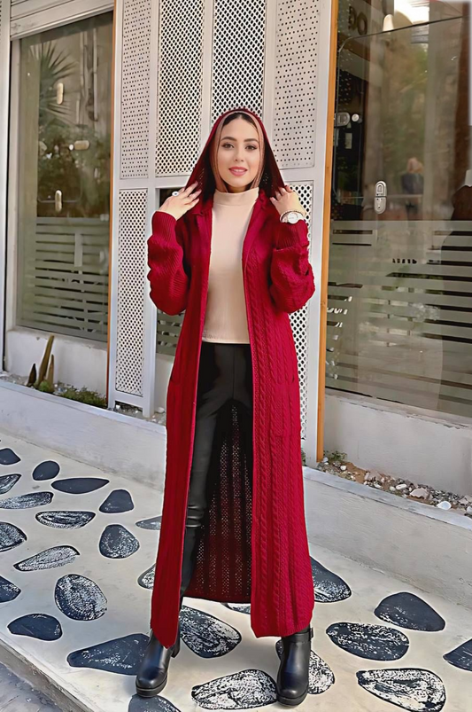 Wool Long Cardigan