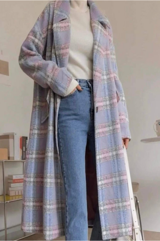 Plaid Checkered Coat