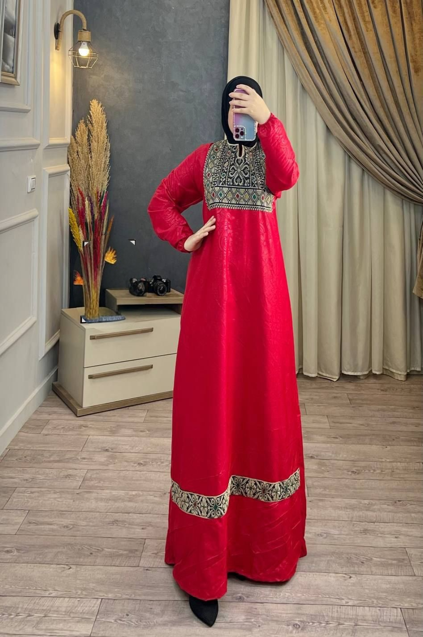 Arabesque Embroidered Abaya