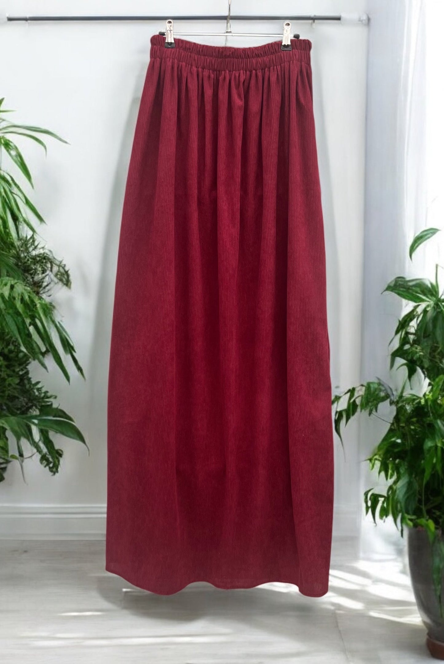 Winter Rib Velvet Skirt